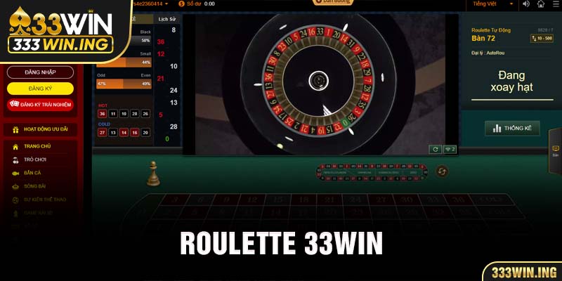 Roulette 33win